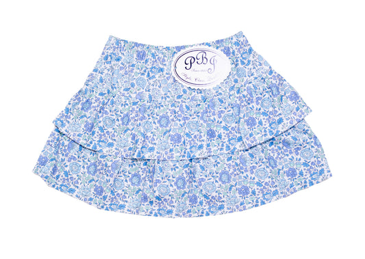 Periwinkle floral Skort