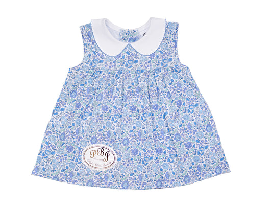 Periwinkle Floral Diaper top