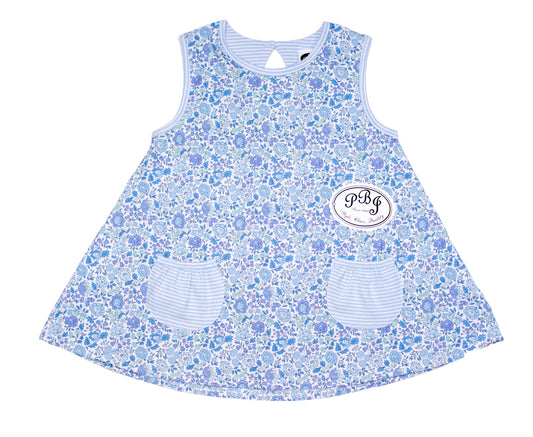 Periwinkle Floral Peppa top
