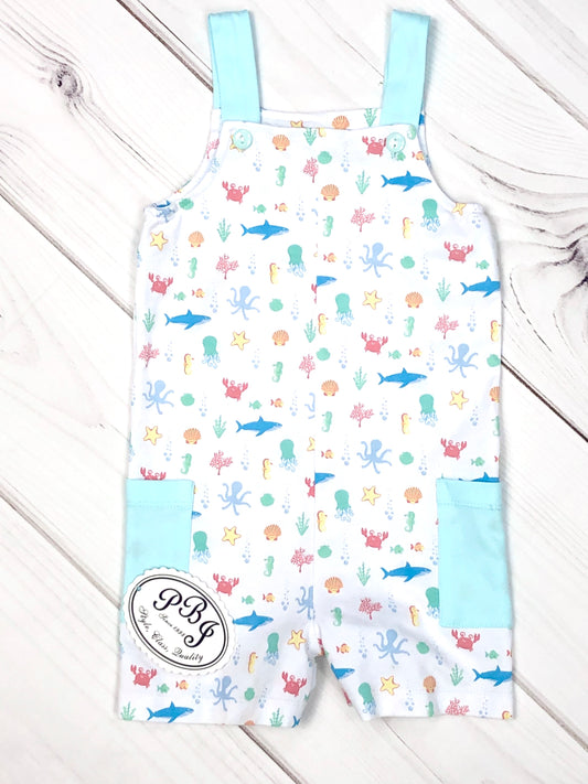 Pima Sea animals/ Harry sunsuit