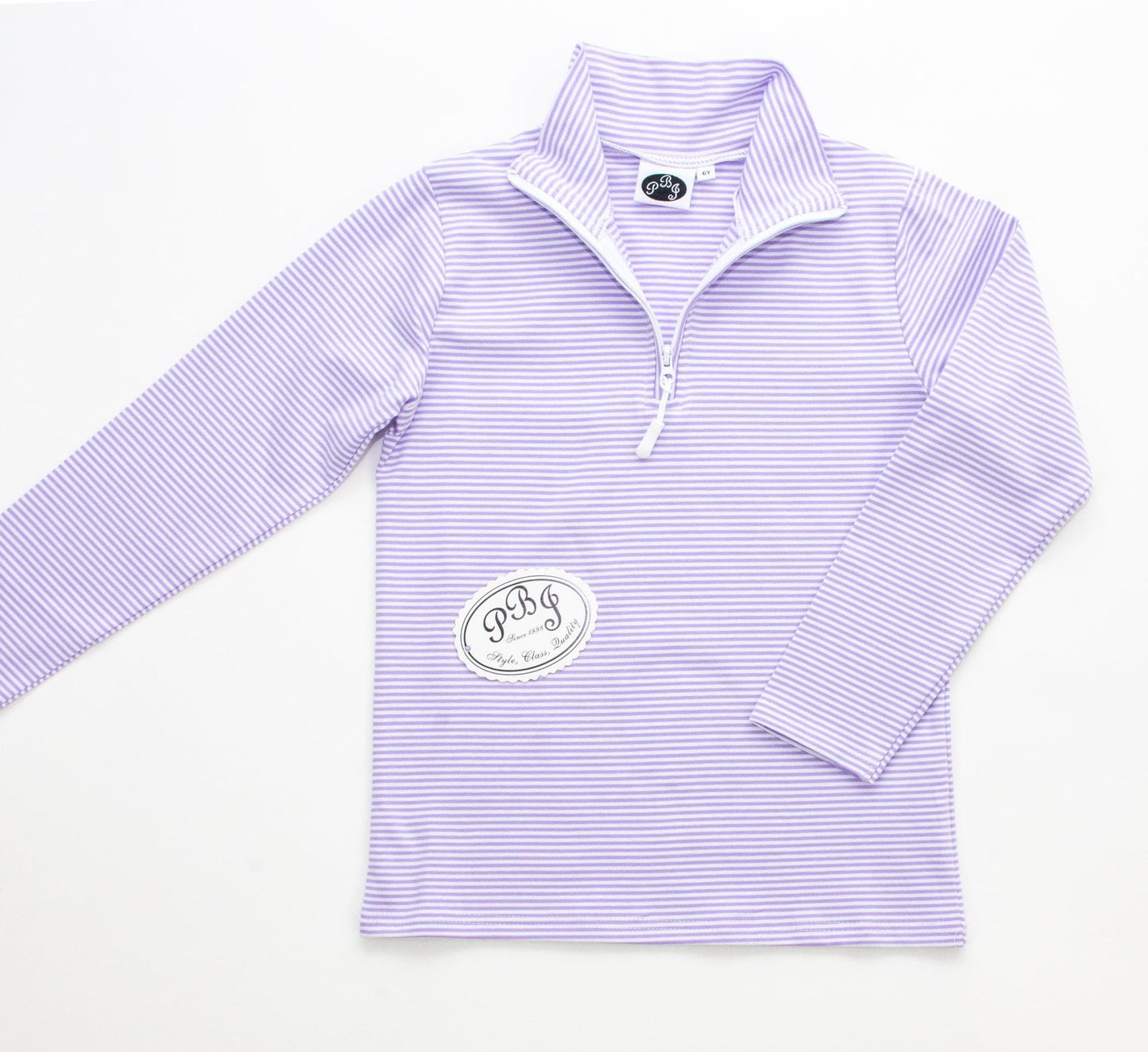1/4 zipped pullover (pink, lilac and chocolate)