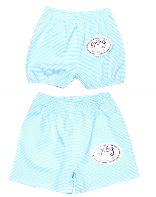 Mint stripes boy bottoms