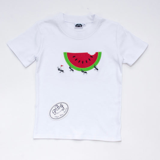 Boy Applique t-shirt - Watermelon*