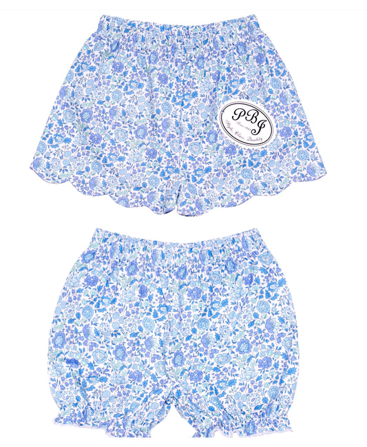 Periwinkle Floral Girl bottoms