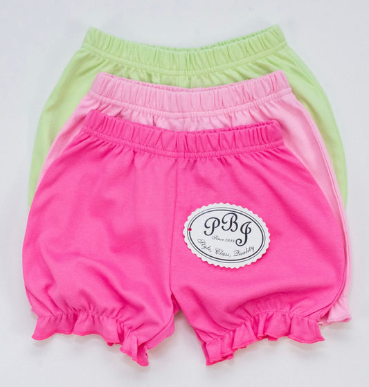 Bloomers solid (Lime, Pink, Raspberry)