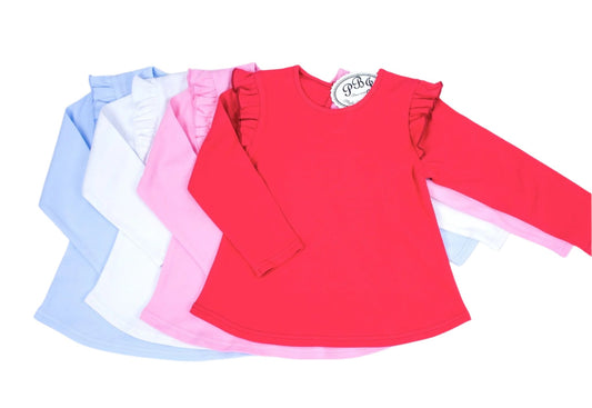 Long Sleeve Flutter tee (girl)