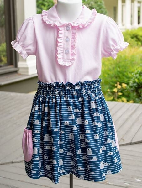 PBJ girl polo pink